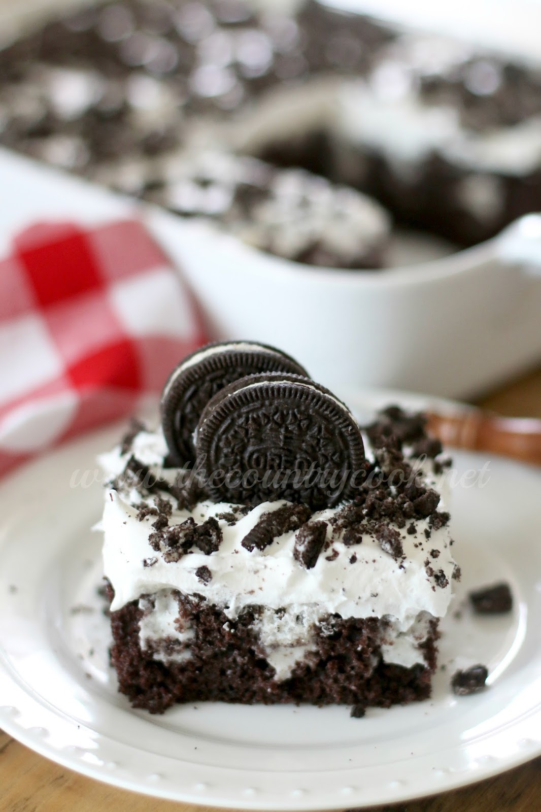 Oreo Pudding Poke Cake The Country Cook