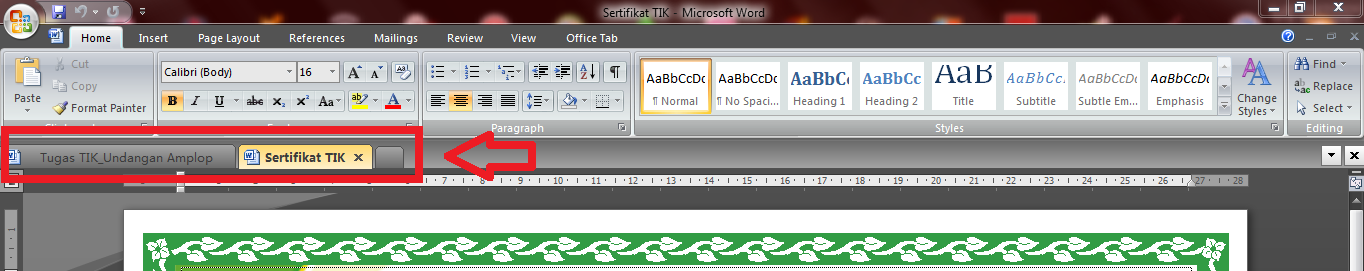 Office tab enterprise 11