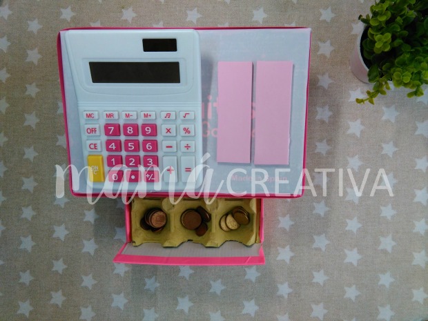 Caja registradora hecha en casa