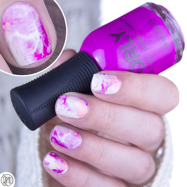 fall in .nailove pastel marble