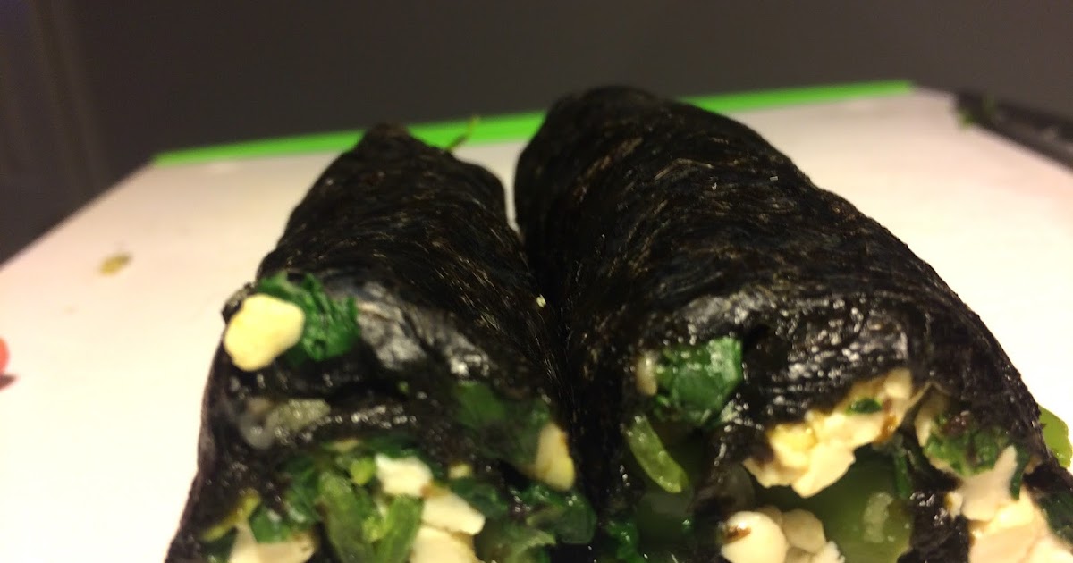 Tofu Vegetable Seaweed Wrap