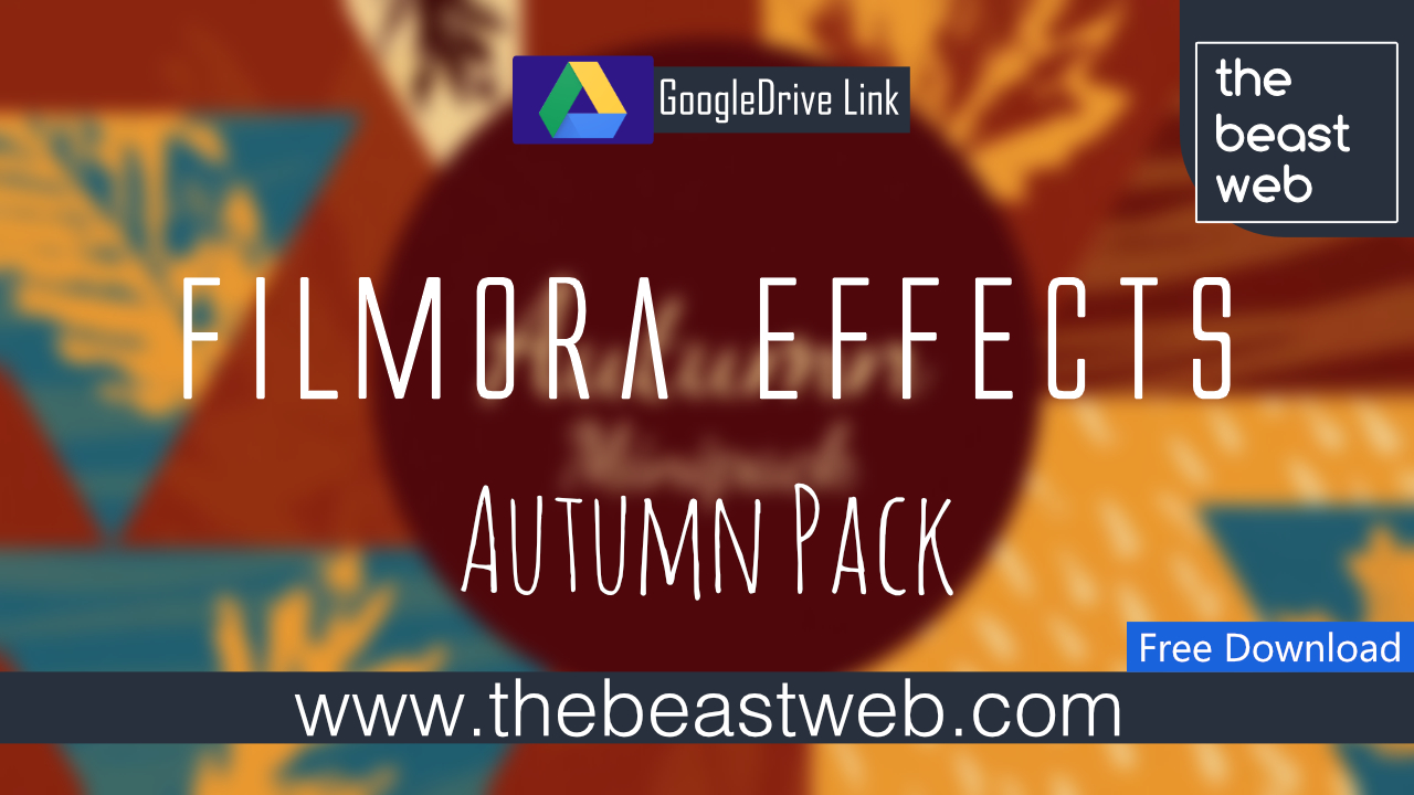 Wondershare Filmora Effects Autumn Pack
