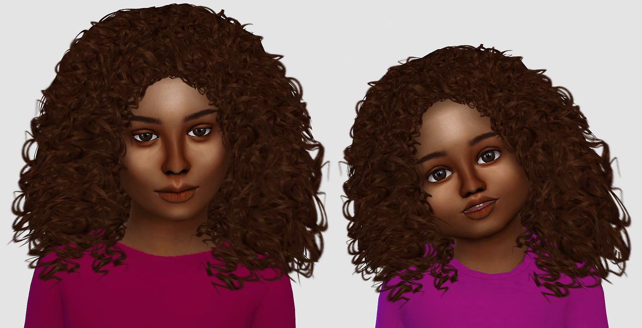 Sims 4 CC's - The Best: Kids & Toddlers Hair by Fabienne