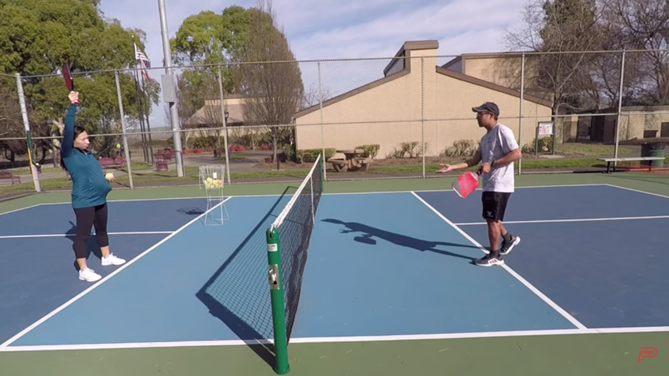 A Pickleball Life Offensive Lob Drill