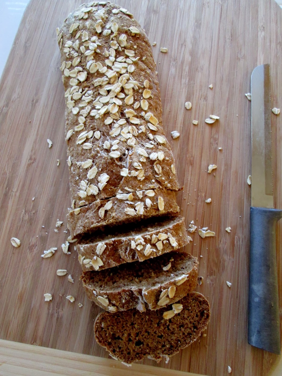 Hope For Healing Soft and Chewy Oat Baguette Bread