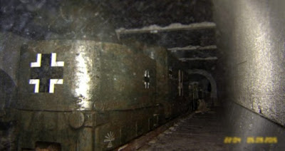 Supuestas imágenes del tren del oro nazi