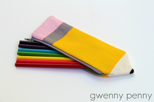 Pencil Pouch Tutorial @ Gwenny Penny