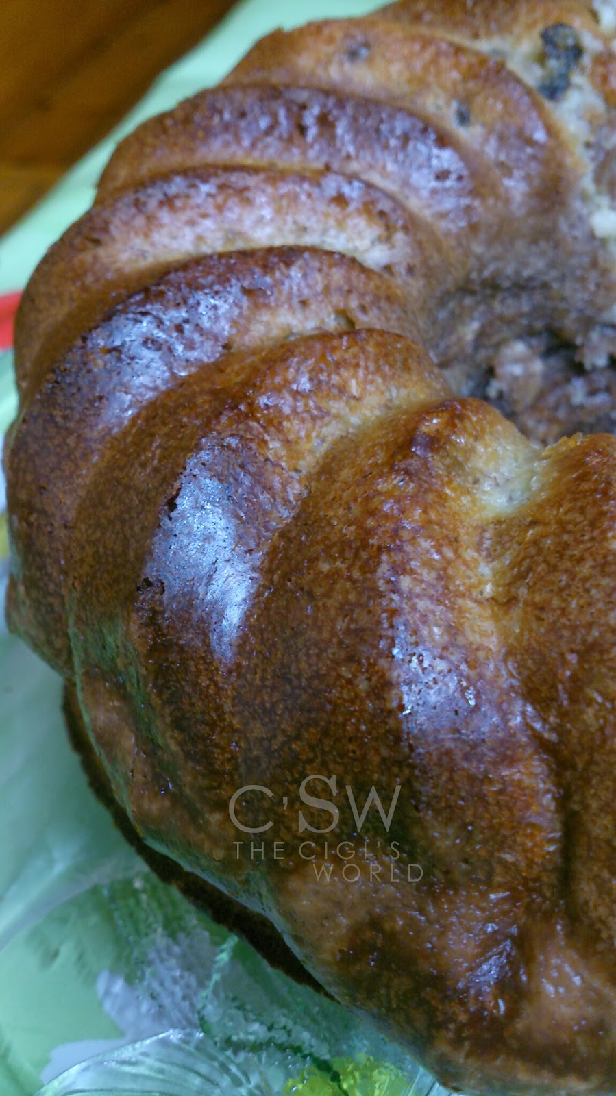 Cigi's World marbré compote de banane et nutella