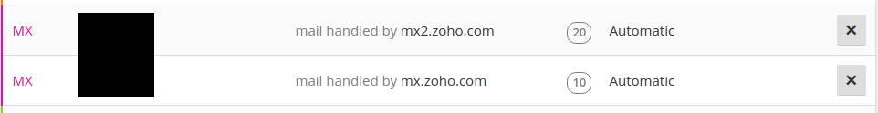 mx records in DNS manager