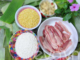 Nguyên liệu làm bánh tét