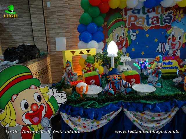 Mesa luxo Patati Patatá para festa de aniversário infantil Mesa luxo Patati Patatá - Decoração de festa infantil - Aniversário