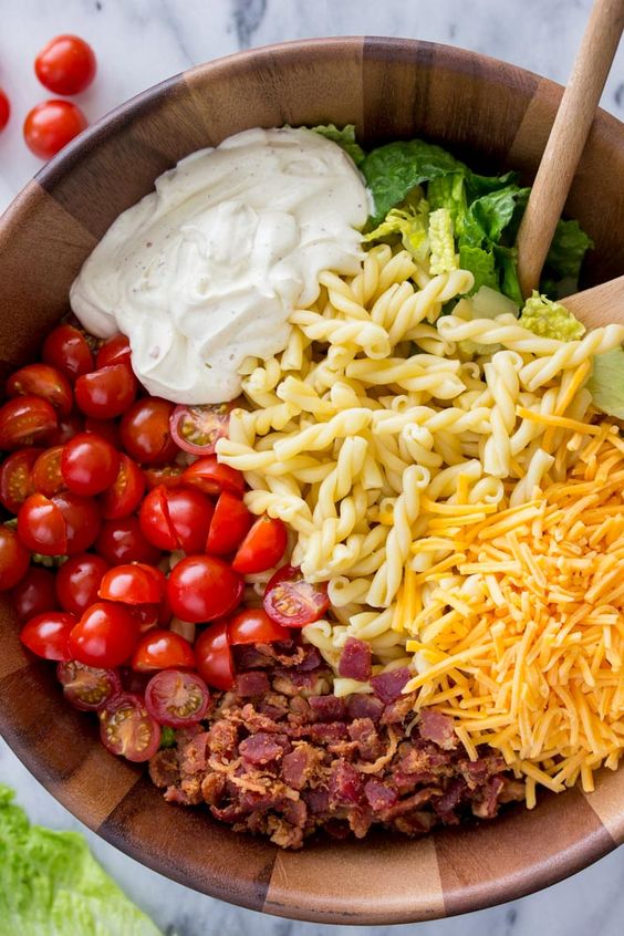 15Minute BLT Pasta Salad Quick and Easy Recipes