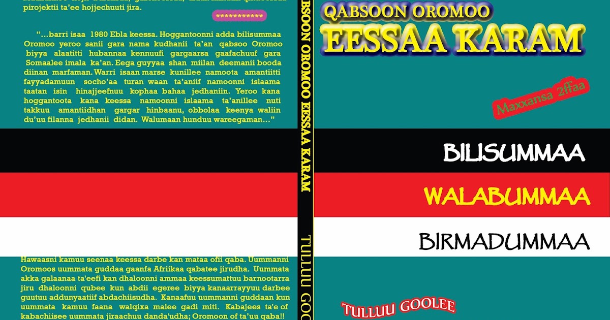 kitaaba faaya oromoo PDF kitaaba faaya oromoo PDF