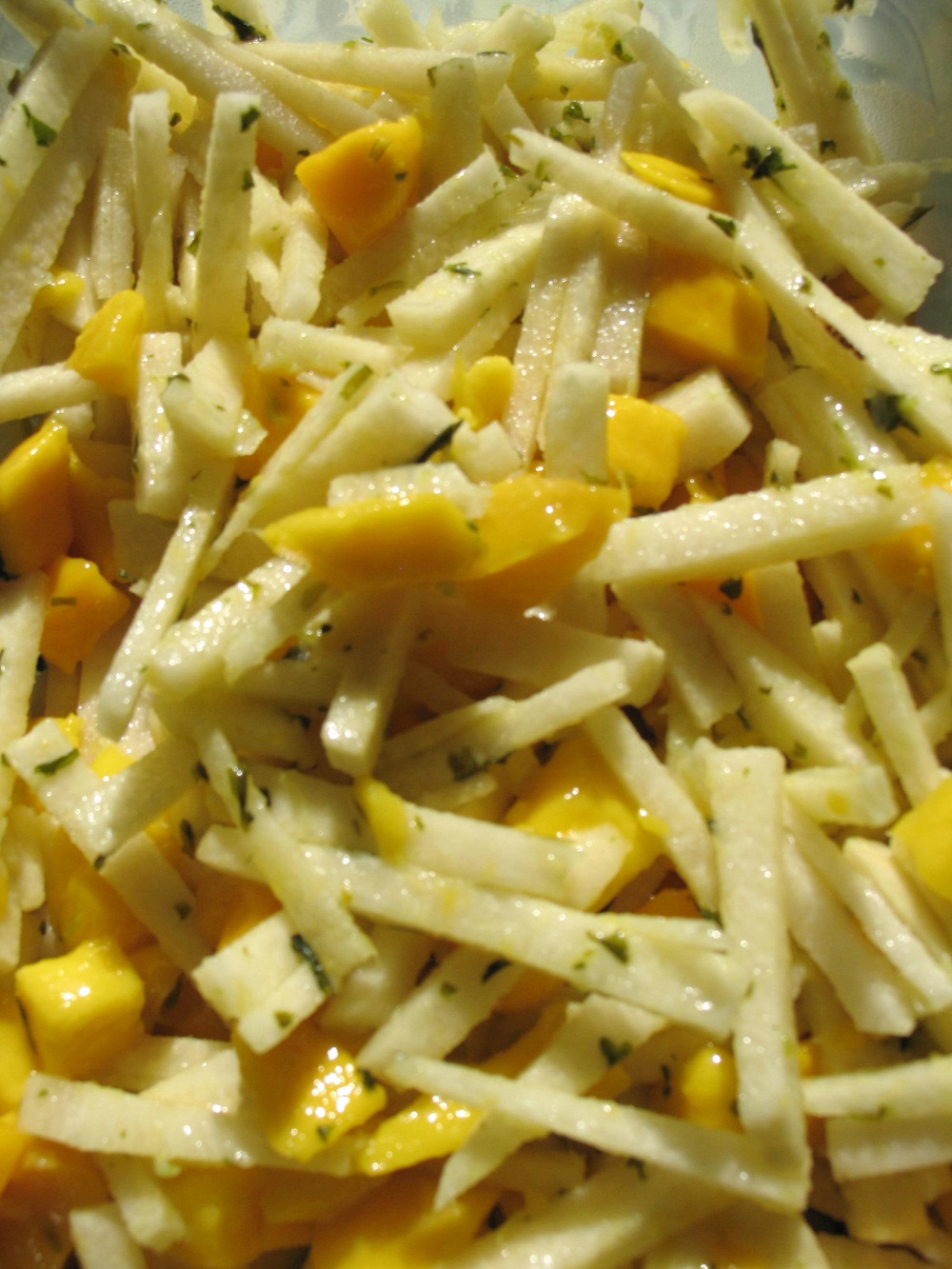 Distance Makes Mango Jicama Slaw