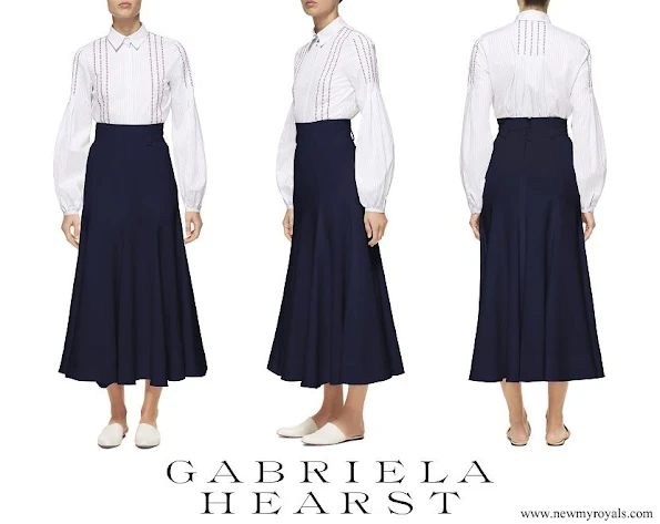 Countess Sophie wore GABRIELA HEARST Spencer stretch wool skirt