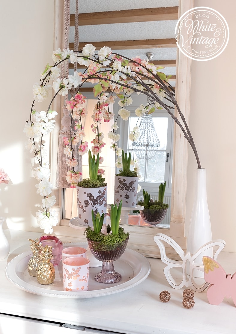 Deko Und Diy Blog Kreative Deko Ideen Fur Ein Schones Zuhause Diy Fruhlingsdeko Rosa Ist Der Fruhling White And Vintage