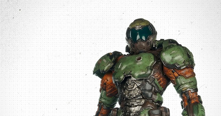 doom marine figure from 3a