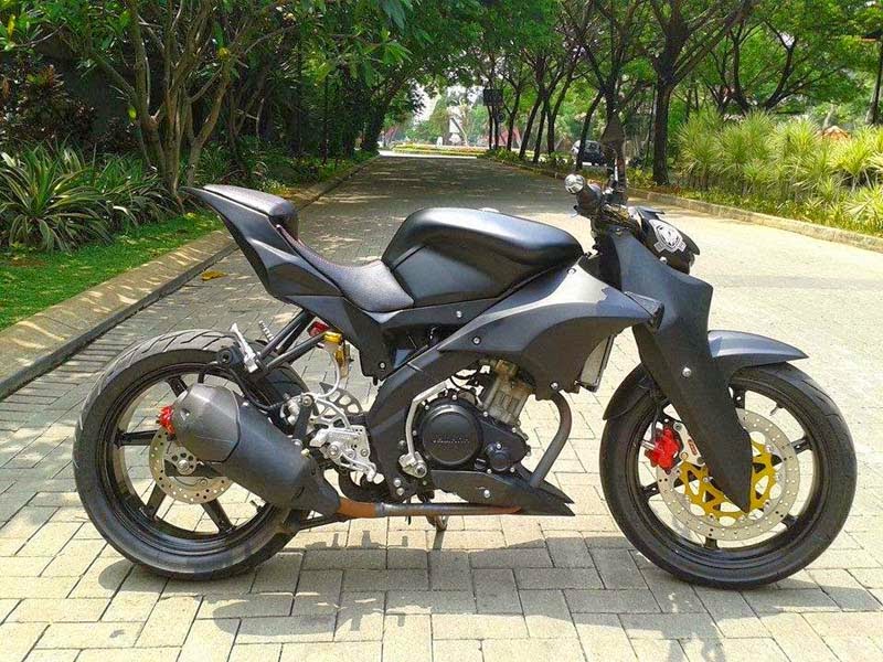 modifikasi vixion 2009 hitam terbaru modifikasi vixion 2009 hitam terbaru