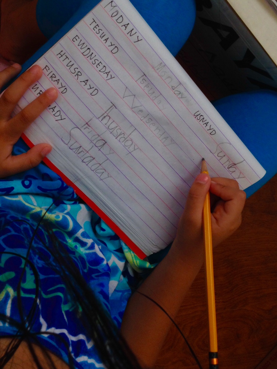 Clever Homeschooling for a Filipino Family Spelling Days of the Week