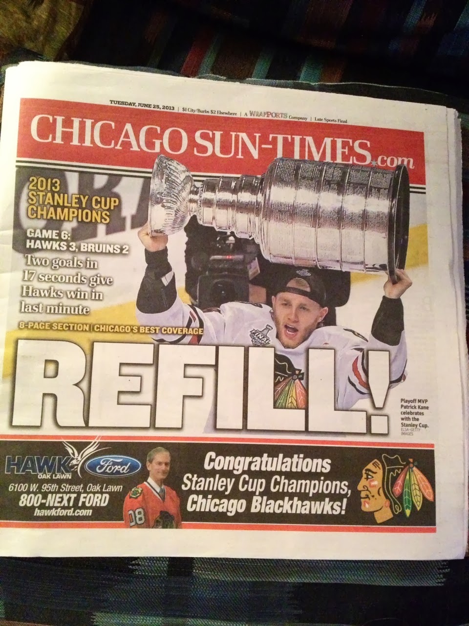 The Global Small Business Blog Chicago Blackhawks Work Hard, Play