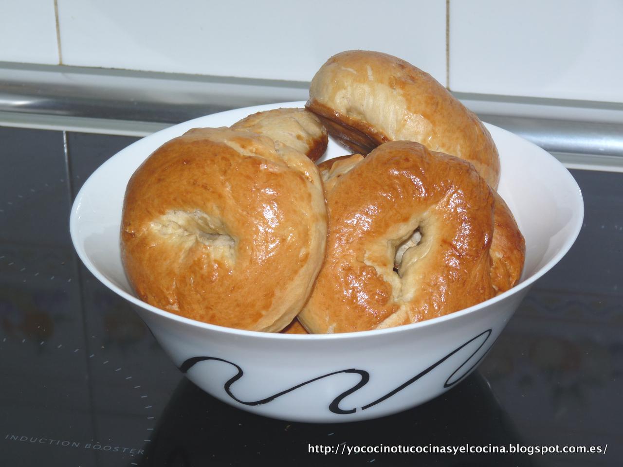 Yo cocino, tú cocinas y él cocina...: Bagels con todo