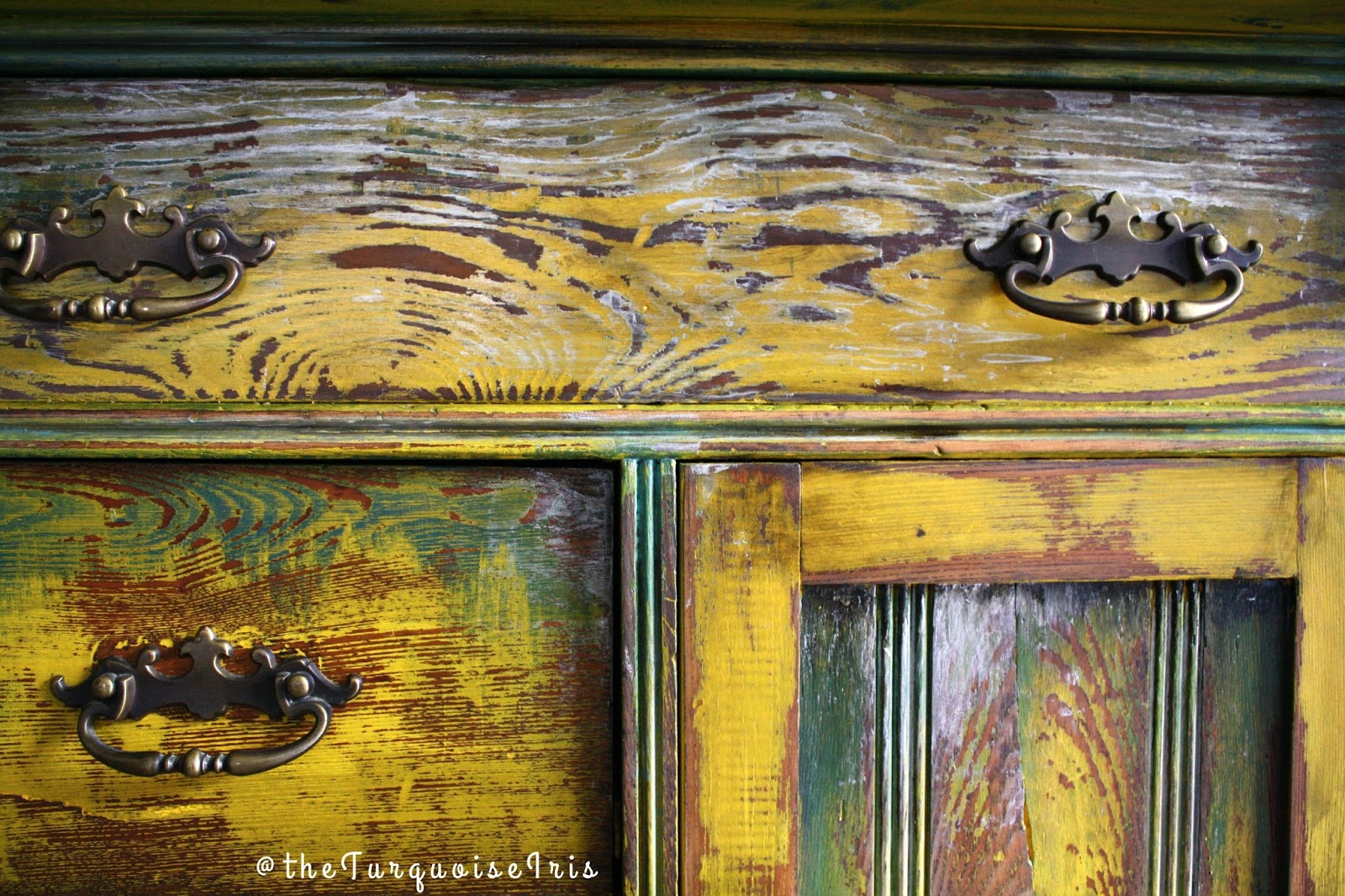 Hand Painted Mustard Yellow Accent Table Makeover You Don’t Want to Miss! • The Turquoise Iris