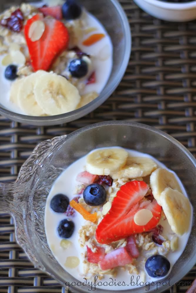 GoodyFoodies Recipe A Swiss/Scots Breakfast (Overnight Oats with