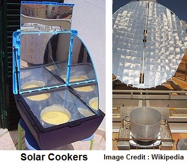   Solar Cooker is totally pollution free . It is cost effective and economical to use as there is no recurring cost. It is quite user friendly and easy to handle. It provides safety against fire related accident and injuries     It provides an ideal cooking environment with no loss food value