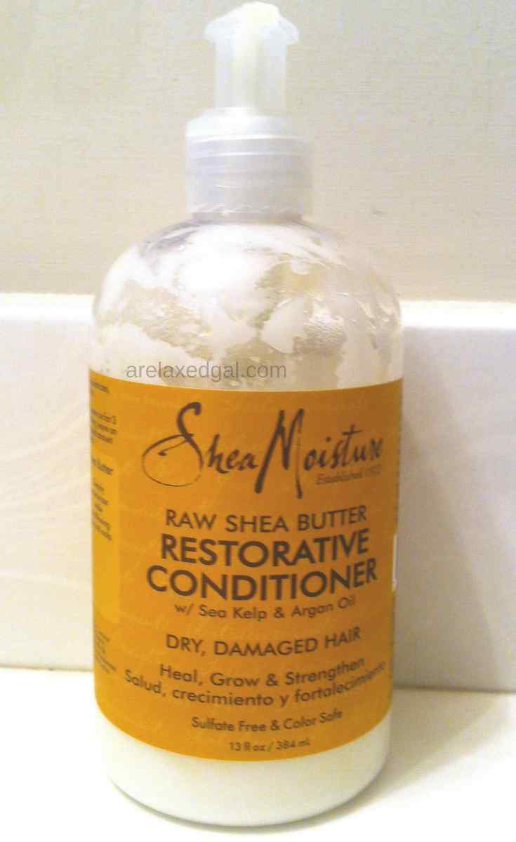 SheaMoisture Raw Shea Butter Restorative Conditioner. | arelaxedgal.com