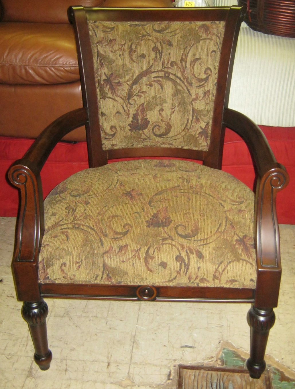 Uhuru Furniture & Collectibles Elegant Sitting Chair SOLD