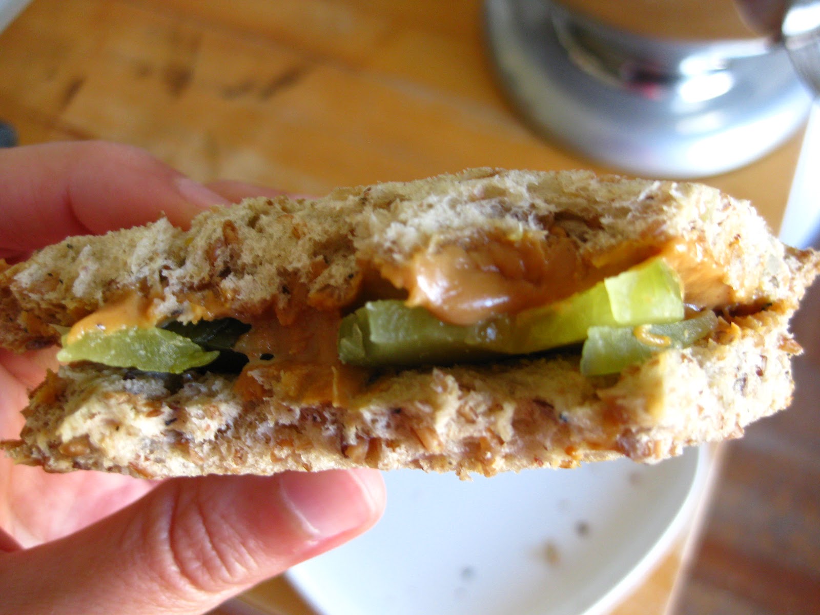 house circa 1915 peanut butter and pickle sandwich