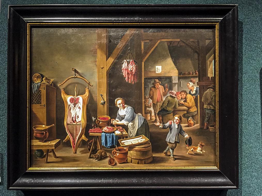 Sausage Making - David Teniers II