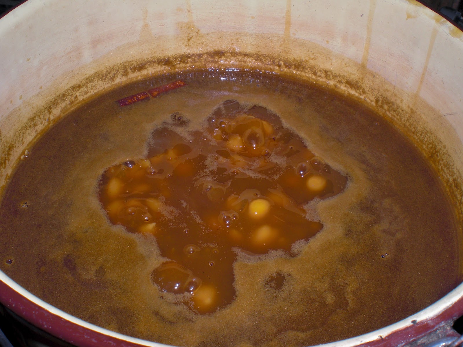 Garbanzo en dulce (Garbanzo en miel)