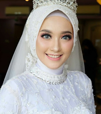 model hijab pengantin modern terbaru