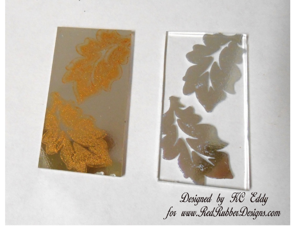 Red Rubber Inspirations Tutorial Tuesday Etching Dichroic Glass with