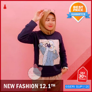 SUP1120A53 Atasan Salma Gambar Wanita 4warna Murah BMGShop