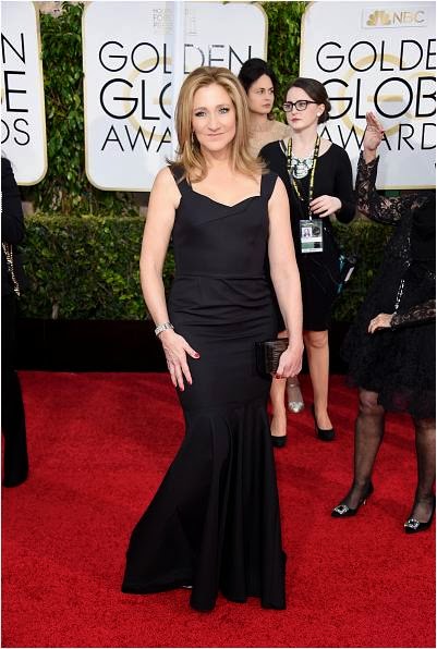 Edie Falco at the 72nd Golden Globe Awards