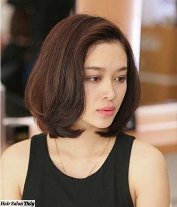 Màu nâu cà phê đẹp cho tóc ngắn nhuom toc mau nau ca phe