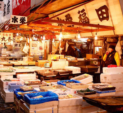 Le Chameau Bleu - Marché de Tsukiji - Fish Market Japan Le Chameau Bleu - Marché de Tsukiji - Fish Market Japan
