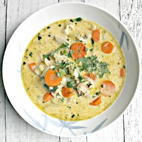 TURKEY POT PIE SOUP #paleo #ketodiet TURKEY POT PIE SOUP #paleo #ketodiet