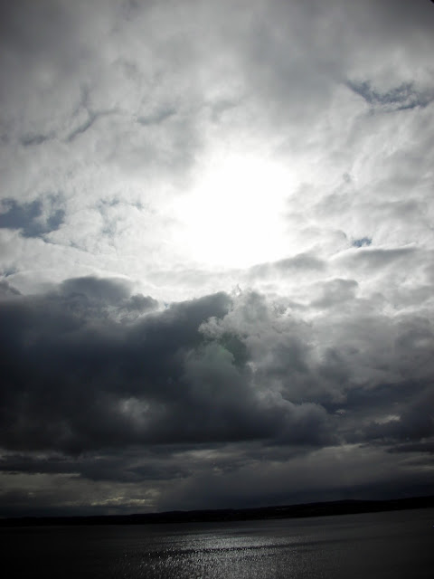 stormy weather at sea