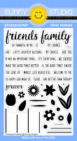 Sunny Studio Stamps: Introducing Friends & Family Photo-polymer Clear Stamps