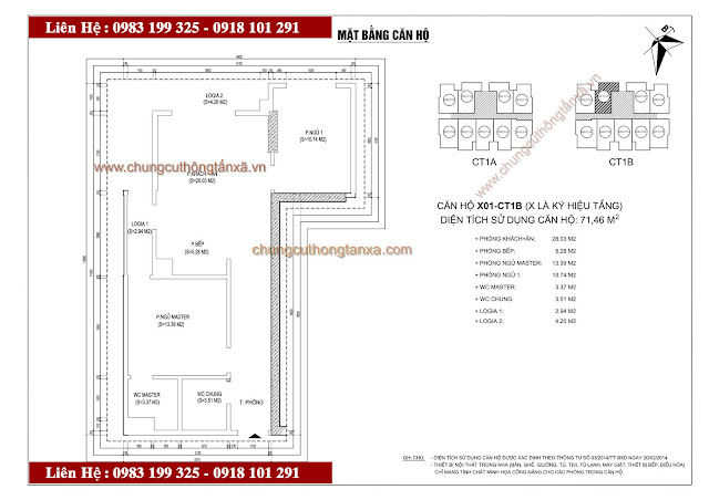 Thiết kế căn hộ X01CT1B chung cư thông tấn xã Thiết kế căn hộ X01CT1B chung cư thông tấn xã