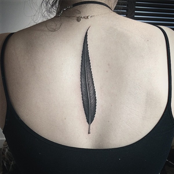 Tatuagens femininas de folhas Tatuagens femininas de folhas