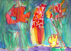 underwater watercolor scenes resist elemental thinner yielded omitted salt works results paper