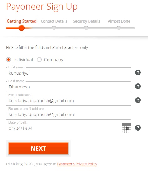 How to Sign up Payoneer? with free MasterCard and $25 Bonus Getting Started on Payoneer