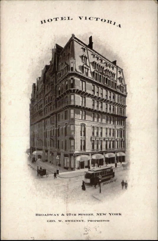 Daytonian in Manhattan The Lost Victoria Hotel Fifth Avenue and