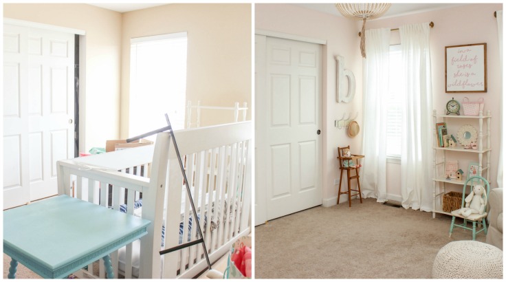 nursery before and after