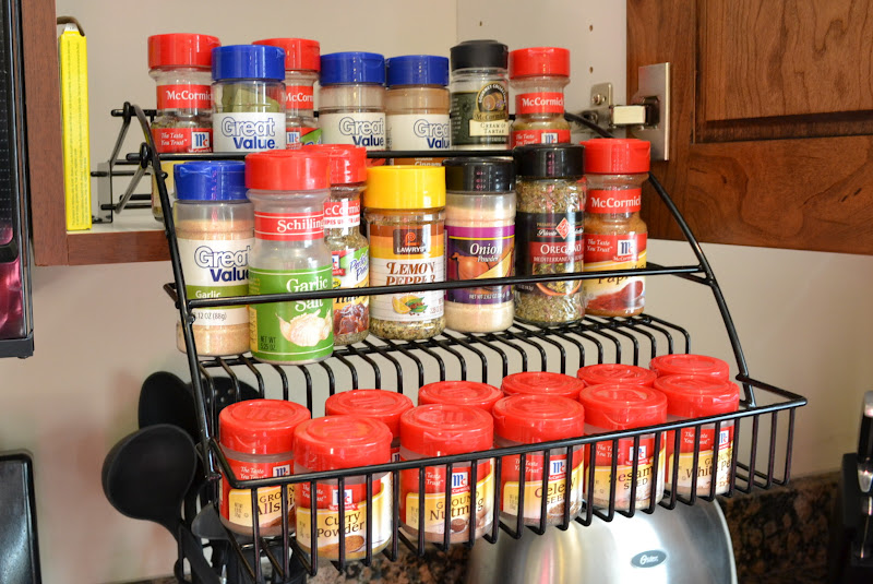 DIY an Organized Spice Rack