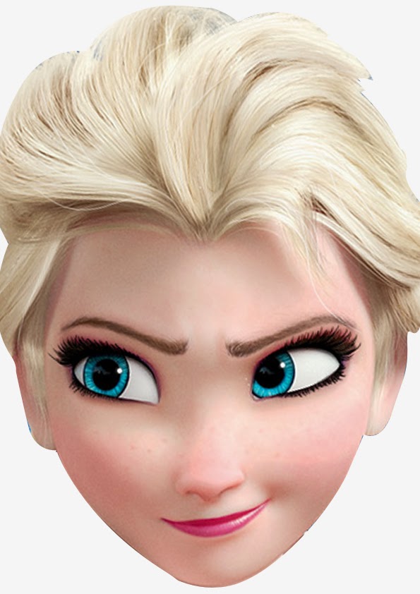 Frozen: Elsa Free Printable Masks. 